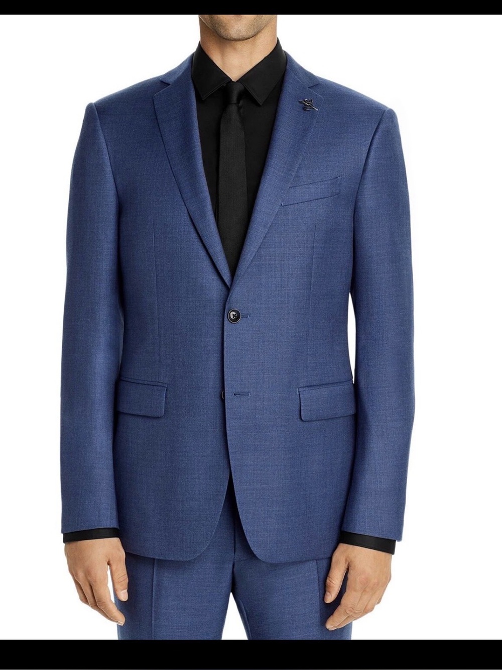 John Varvatos Star Slim Fit Blue Blazer , size 40R